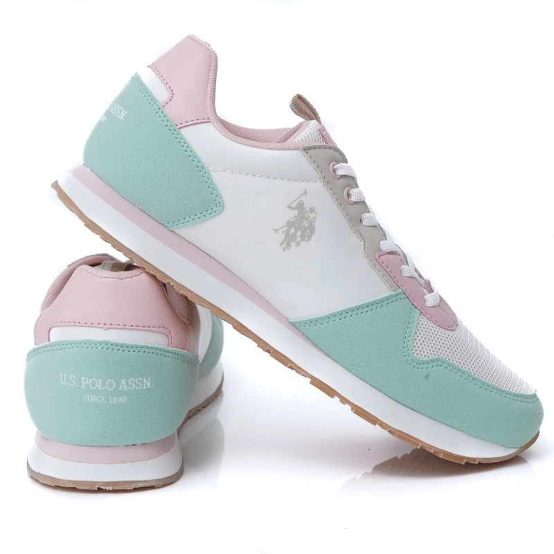 ДАМСКИ СНИКЪРСИ U.S.POLO ASSN. МОДЕЛ NOBIK 008K3TH1 BIANCO, Бял, Размер 36