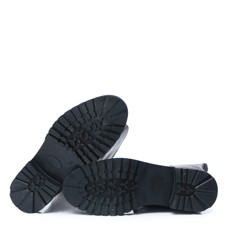 ДАМСКИ БОТУШИ ОТ ЕСТЕСТВЕНА КОЖА МОДЕЛ WB54H12 BLACK, Черен, Размер 39