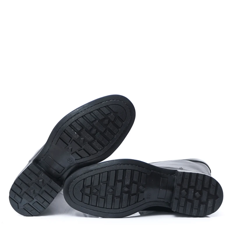 ДАМСКИ БОТУШИ ОТ ЕСТЕСТВЕНА КОЖА МОДЕЛ WB66H05 BLACK, Черен, Размер 40