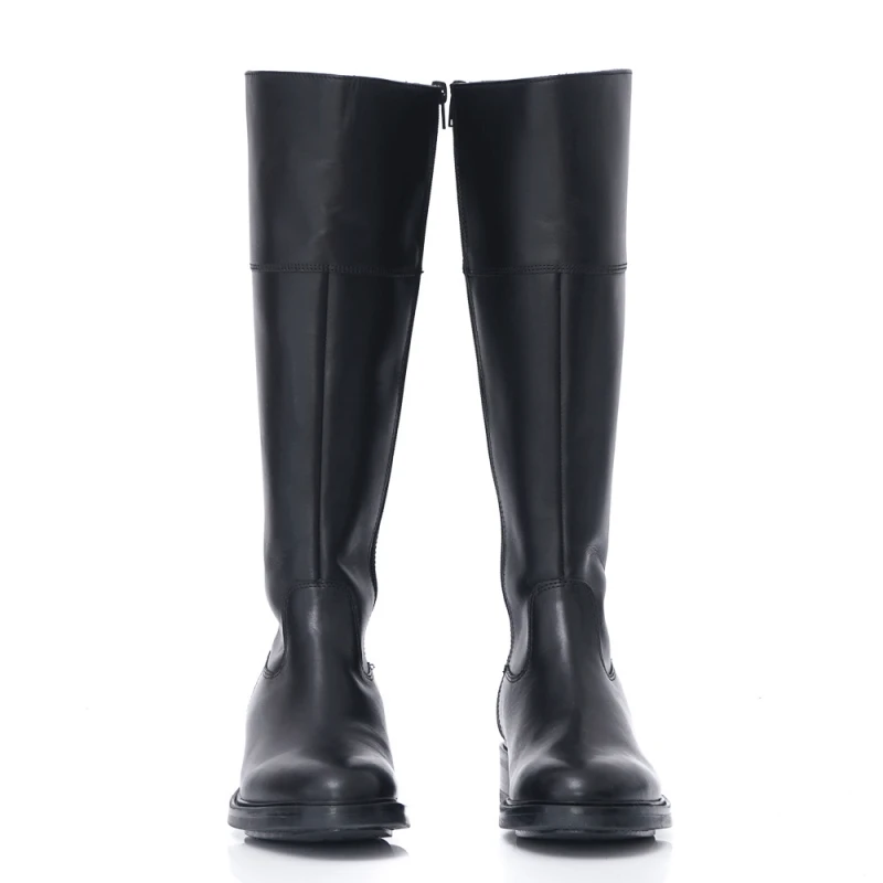 ДАМСКИ БОТУШИ ОТ ЕСТЕСТВЕНА КОЖА МОДЕЛ WB66H05 BLACK, Черен, Размер 40