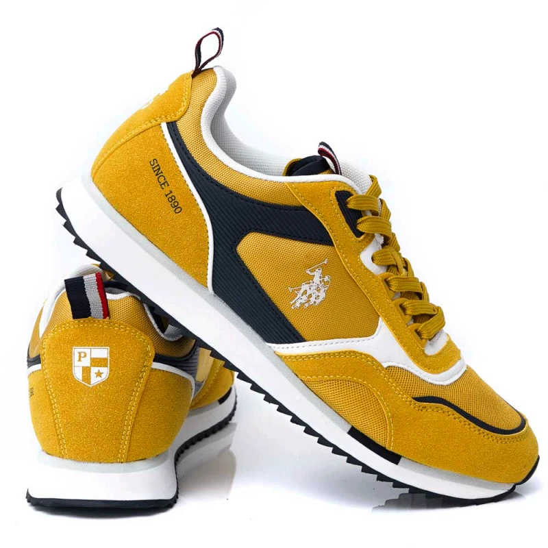 МЪЖКИ СНИКЪРСИ U.S.POLO ASSN. МОДЕЛ ETHAN 001M3TH1 GIALLO, Жълт, Размер 41