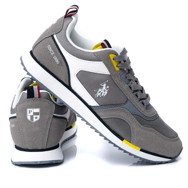 МЪЖКИ СНИКЪРСИ U.S.POLO ASSN. МОДЕЛ ETHAN 001M3TH1 GRIGIO,Сив, Размер 46
