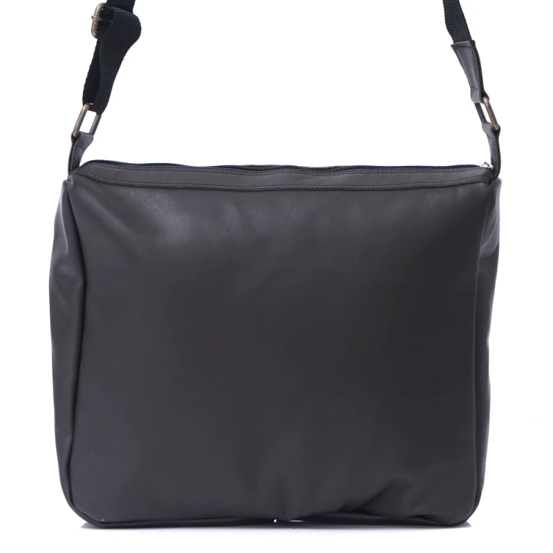 МЪЖКА ЧАНТА ОТ ЕСТЕСТВЕНА КОЖА МОДЕЛ SIMON DK BROWN