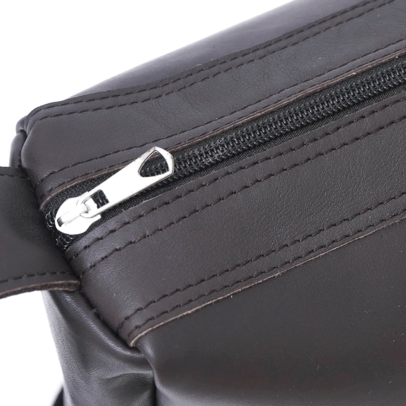 МЪЖКА ЧАНТА ОТ ЕСТЕСТВЕНА КОЖА МОДЕЛ SIMON DK BROWN