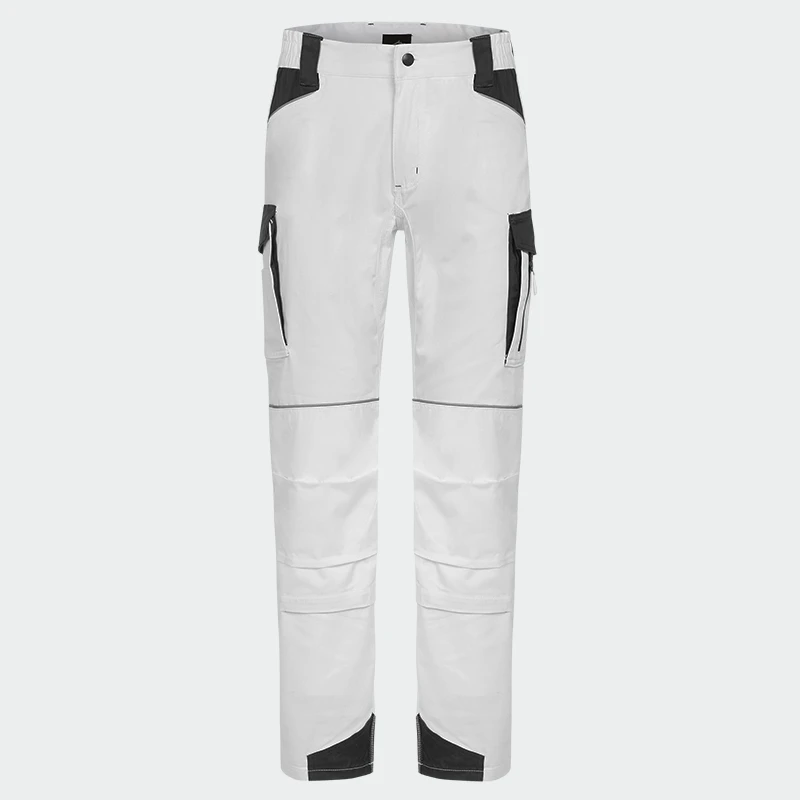 Летен работен панталон BWOLF DAYTONA Trousers, бял цвят, размер 4XL