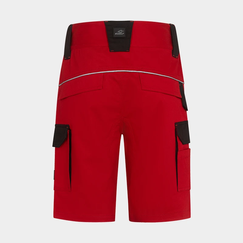 Работни къси панталони BWOLF DAYTONA Shorts, червен цвят, размер M