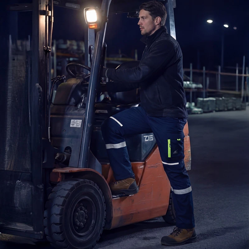 Работен панталон BWOLF DRIFT REF Trousers, тъмносин цвят, размер 3XL