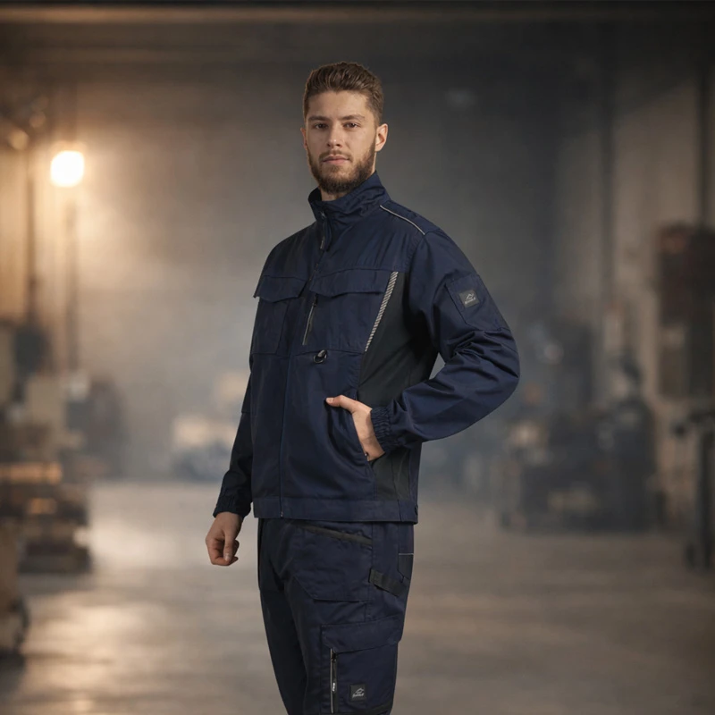 Лятно работно яке BWOLF DRIFT Jacket, тъмносин цвят, размер 2XL