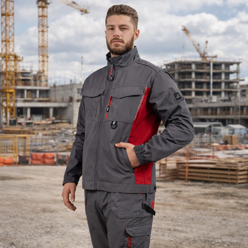Лятно работно яке BWOLF DRIFT Jacket, тъмносив цвят, размер 3XL