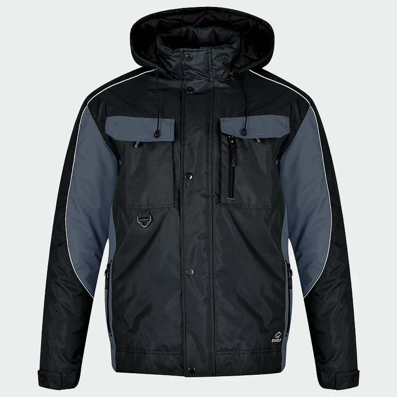 Зимно работно яке BWOLF BRAVER Jacket, черен цвят, размер M