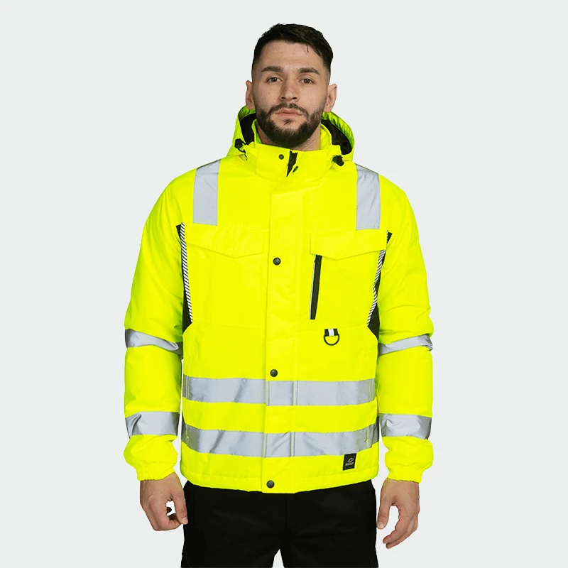 Светлоотразително яке BWOLF DRIFT ICE HV Jacket, жълт цвят, размер 2XL