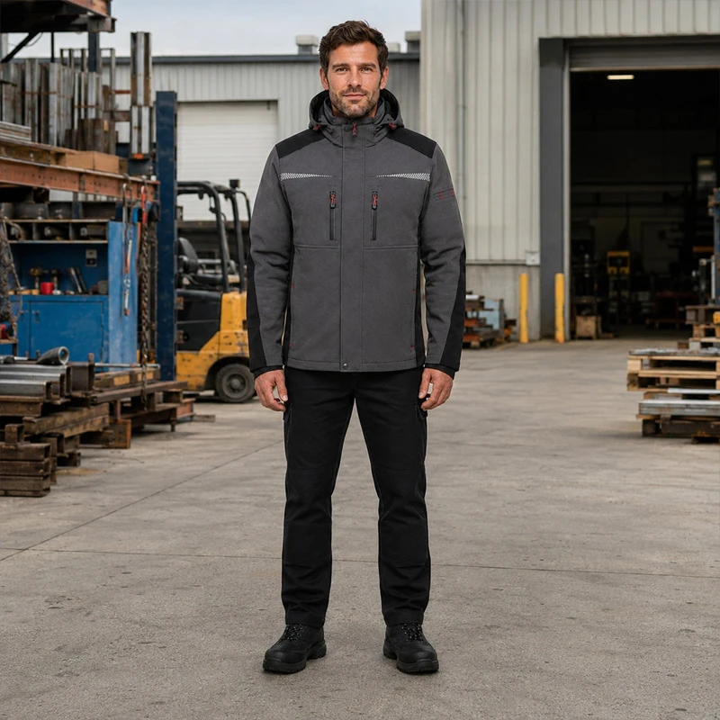 Софтшел яке BWOLF DAYTONA Softshell, антрацит цвят, размер 3XL