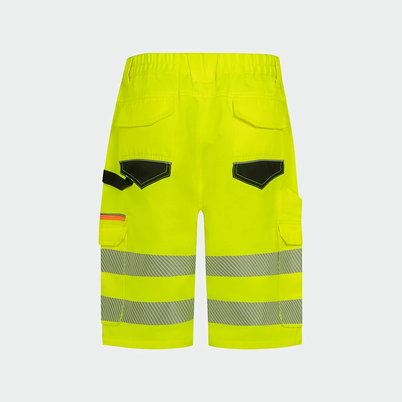 Светлоотразителни къси панталони BWOLF DRIFT HV Shorts, жълт цвят, размер L