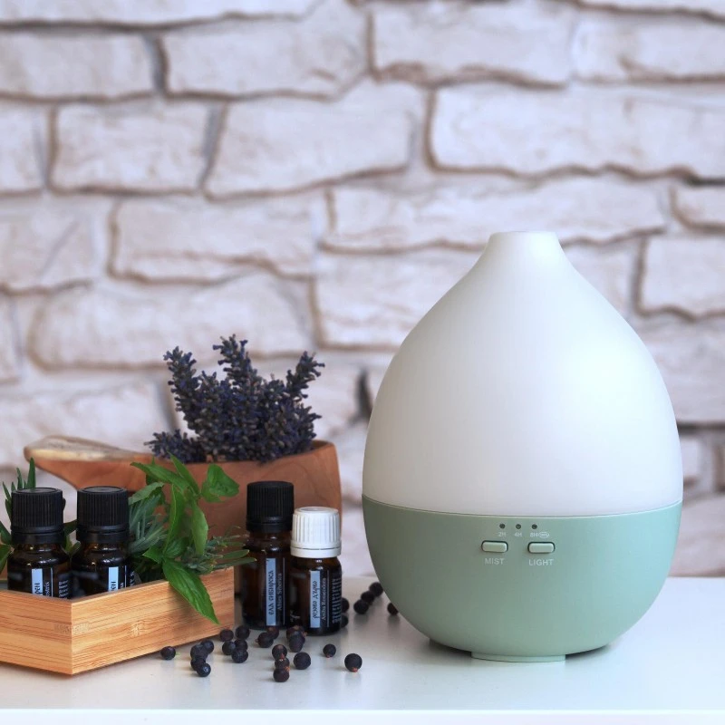 Арома Дифузер Мохана, Алба, Зелен, Светлини, 300 мл., С таймер