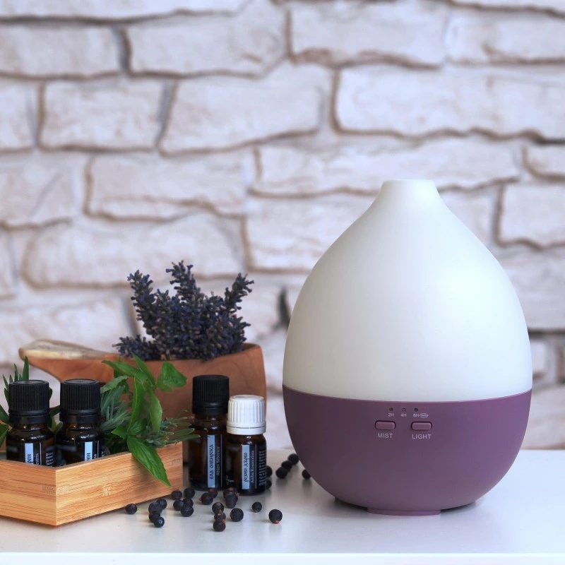 Арома Дифузер Мохана, Алба, Лилав, Светлини, 300 мл., С таймер