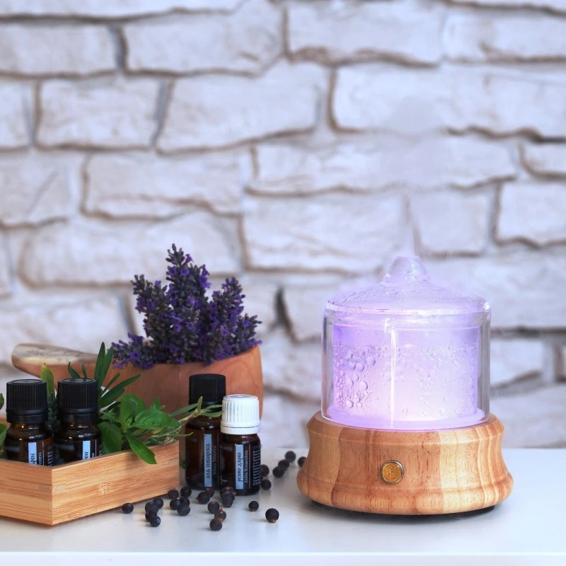 Арома Дифузер Мохана, Crystal Pure, Естествено дърво и стъкло