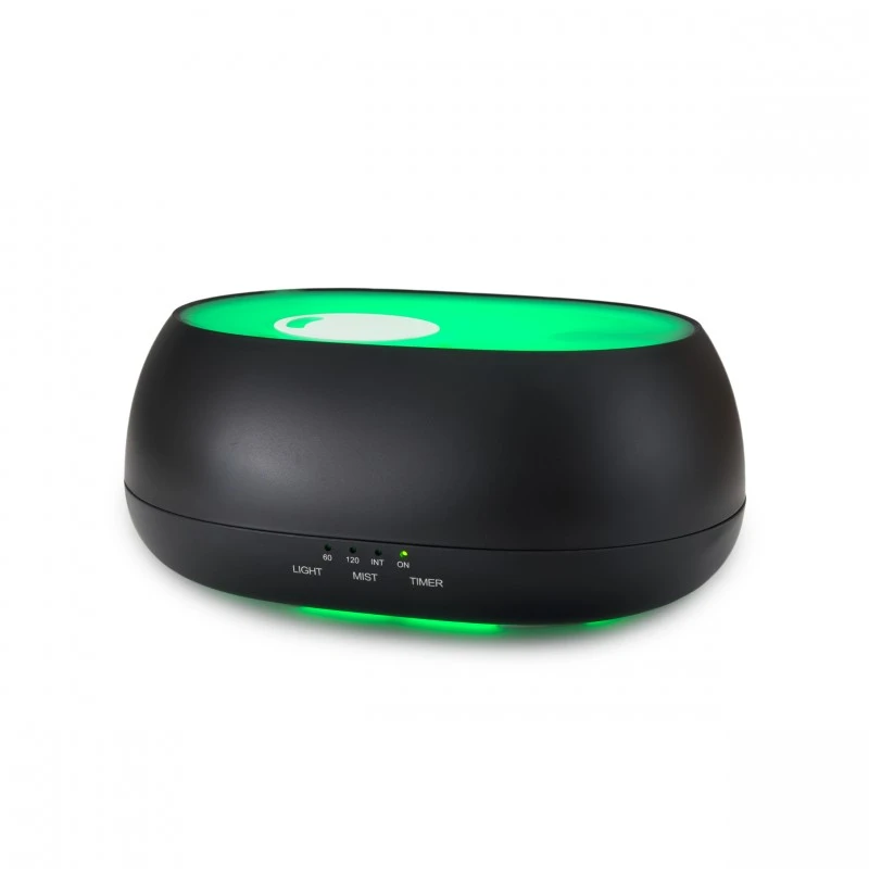 Арома дифузер Мохана Ароматна мъгла, черен, 500 мл, с дистанционно