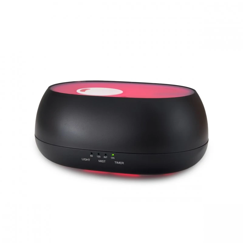 Арома дифузер Мохана Ароматна мъгла, черен, 500 мл, с дистанционно