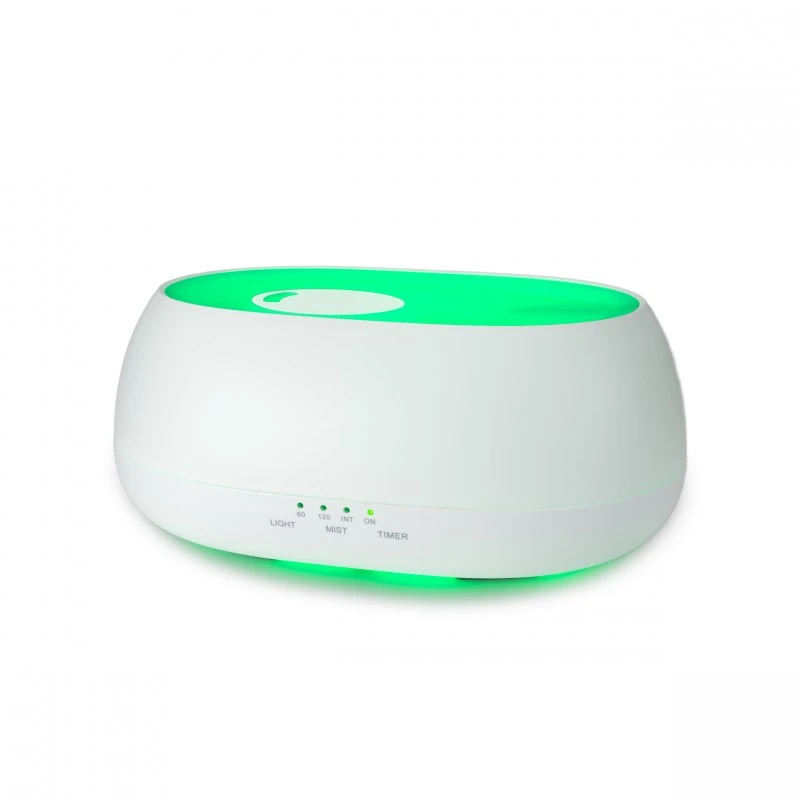 Арома дифузер Мохана Ароматна мъгла, бял, 500 мл, с дистанционно