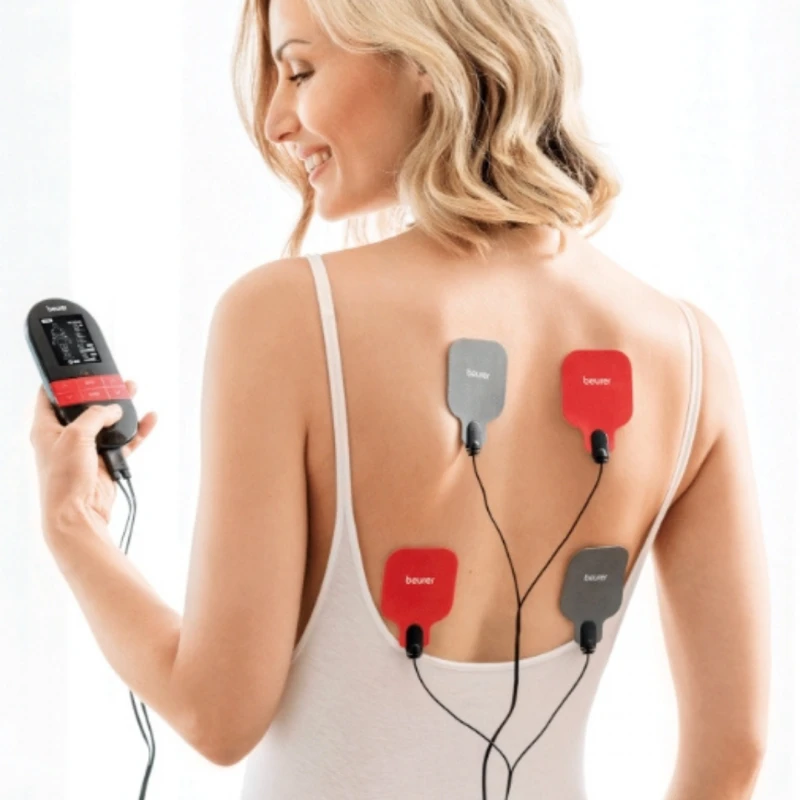 Електростимулатор Beurer EM 59, TENS, EMS, 4 електрода, Затопляне, 64 програми