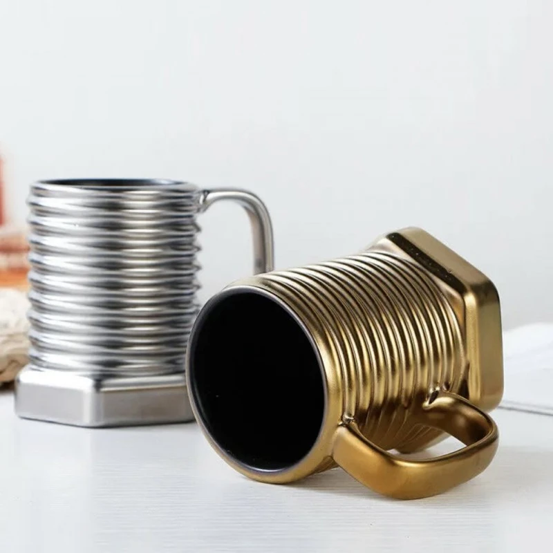 Чаша Болт, 350 мл, Керамична, Сребрист