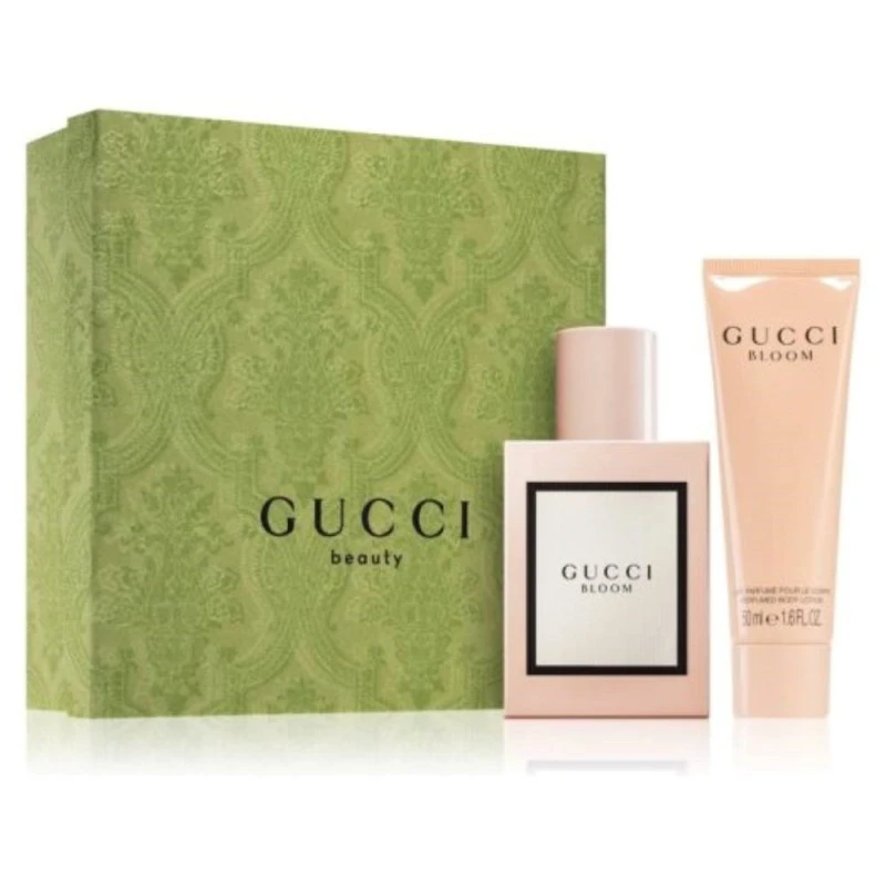 Комплект за жени Gucci BLOOM - Парфюмна вода EDP 50 мл + Лосион за тяло BL 50 мл 