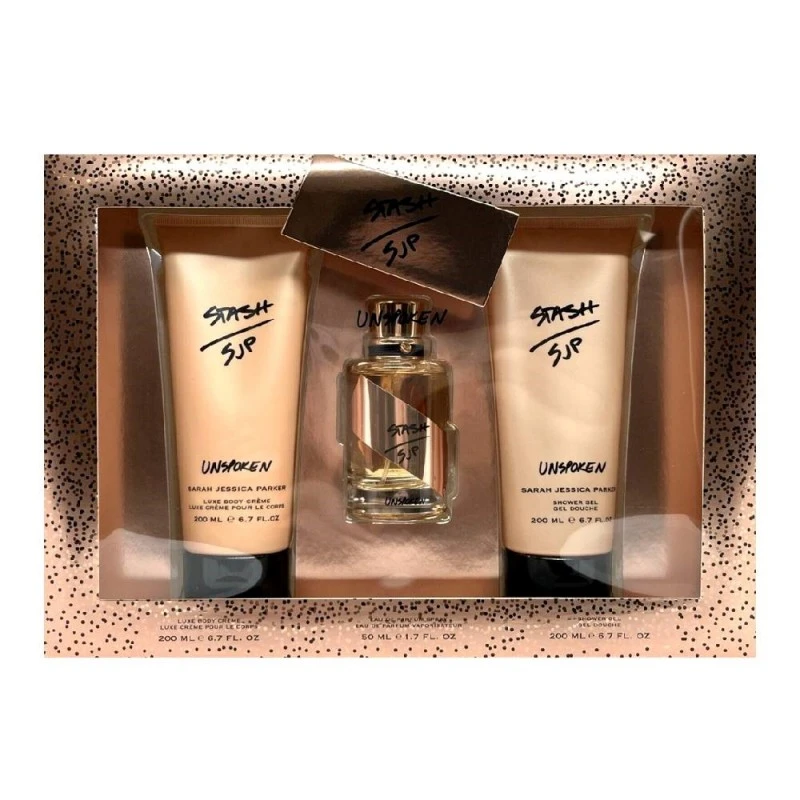 Комплект за жени Sarah Jessica Parker Stash Unspoken - Парфюмна вода EDP 50 мл + Крем за тяло BC 200 мл + Душ гел SG 200 мл 