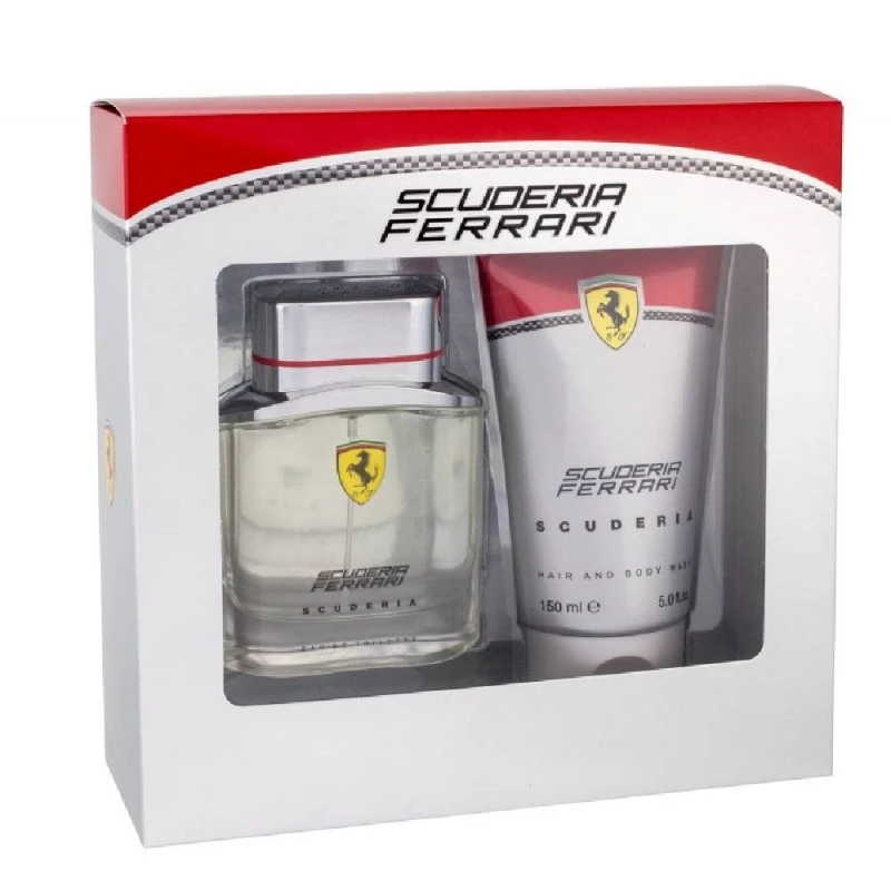 Комплект за мъже Ferrari Scuderia - Тоалетна вода EDT 75 мл + Душ гел SG 150 мл 