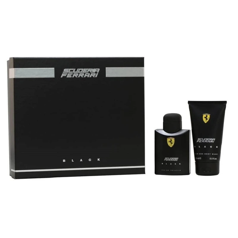 Комплект за мъже Ferrari Scuderia Black - Тоалетна вода EDT 40 мл + Душ гел SG 150 мл 