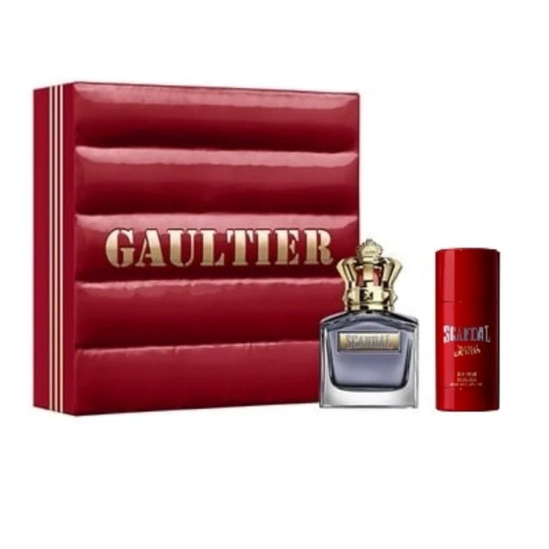 Комплект за мъже Jean-Paul Gaultier Scandal Pour Homme   Тоалетна вода EDT 100 мл + Део-стик DEO 75 мл