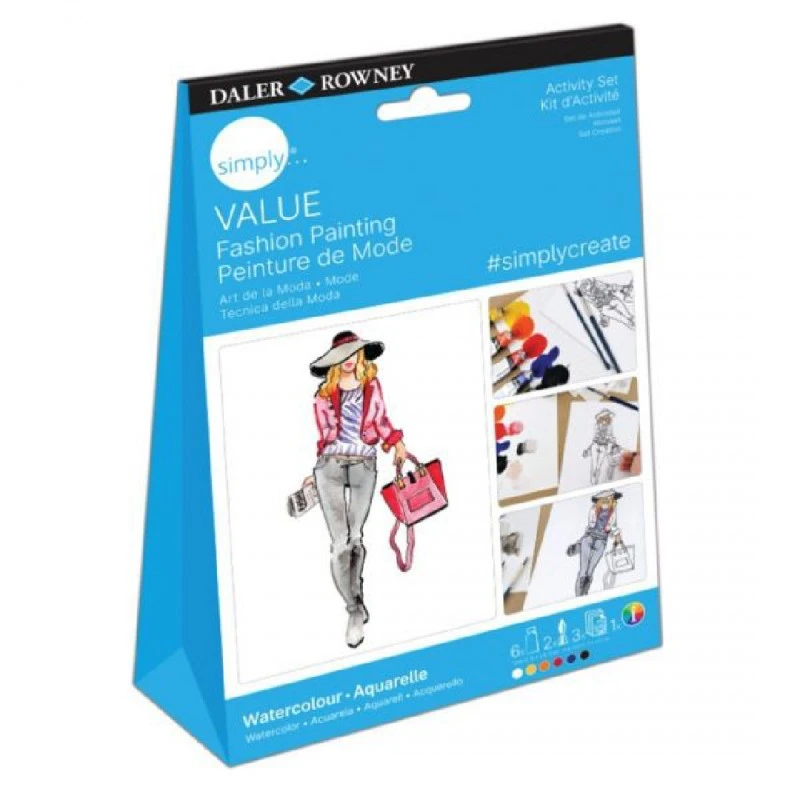 Креативен комплект DALER-ROWNEY Activity Set, Fashion, с акварелни бои