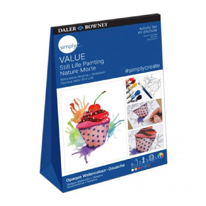 Креативен комплект DALER-ROWNEY Activity Set, Still Life, с акварелни и темперни бои