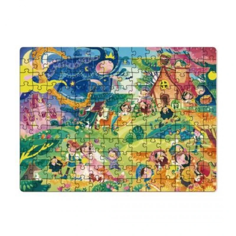 Комплект пъзели Deli Genius EH747, 5.5+ години, 3 бр, 544 части общо, луминисцентен ефект, в куфар