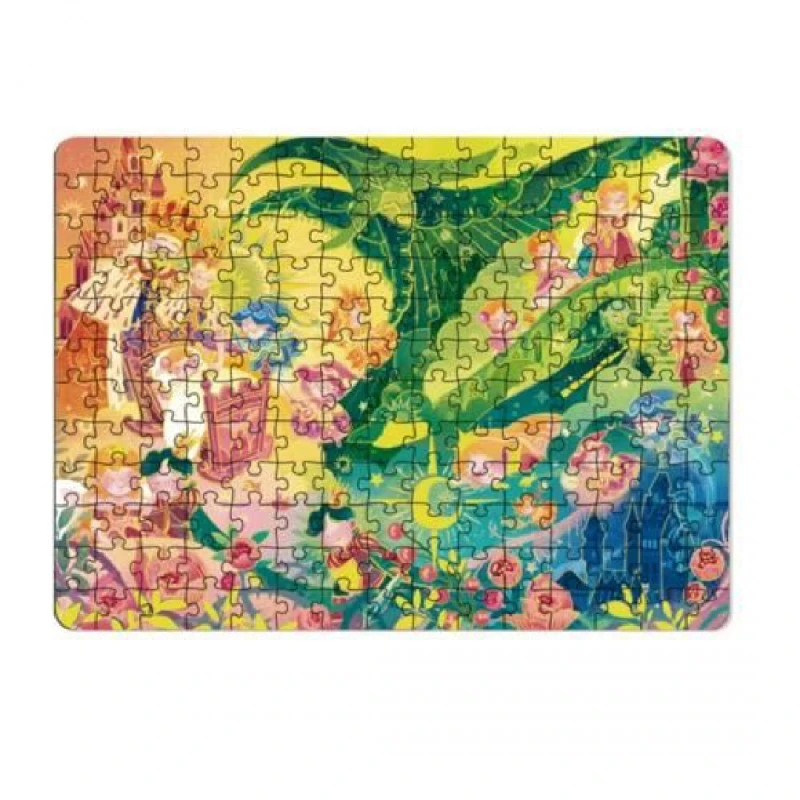 Комплект пъзели Deli Genius EH747, 5.5+ години, 3 бр, 544 части общо, луминисцентен ефект, в куфар