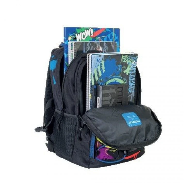 Ученическа раница MITAMA #BDBF Pink Smoke за над 10 г, за момиче, 4 отделения, USB Port