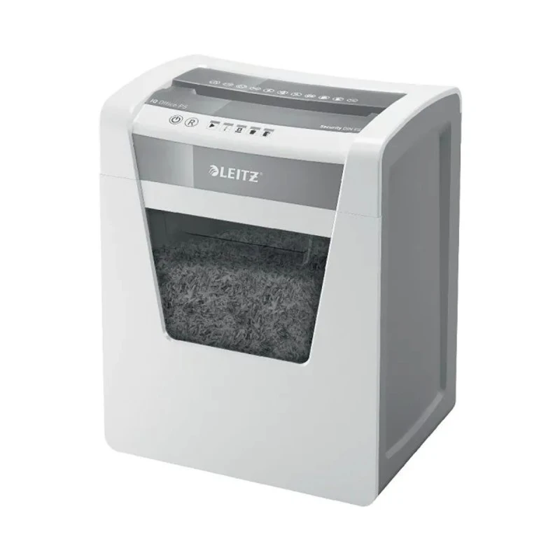 Шредер за хартия LEITZ IQ Office P5, (P-5), Micro Cut, 23 л, 5-10 потребители