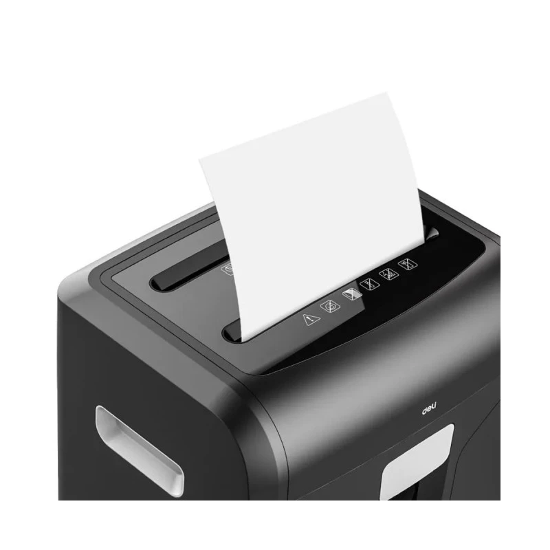 Шредер за хартия Deli E14400, (P-4), Cross Cut, CD&Cards, 31 л