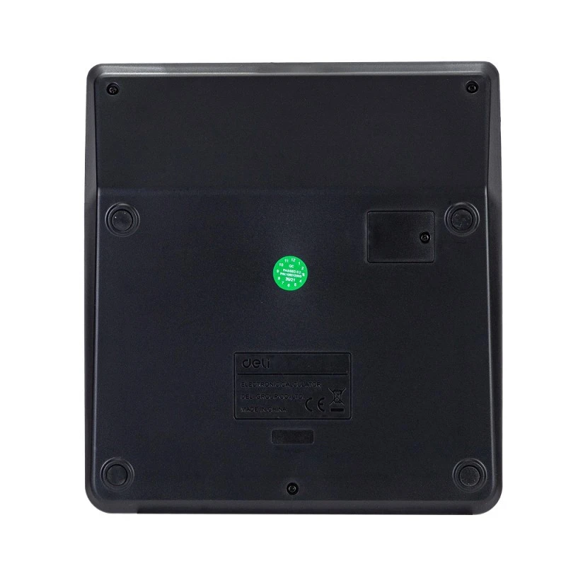 Калкулатор Deli Smart EM01020 настолен,12 dgt, TAX,160 х 150 х 33 мм, черен