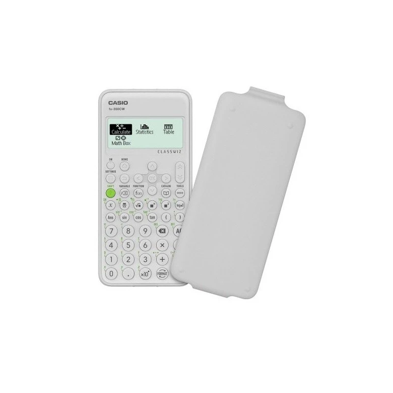 Калкулатор Casio FX-350 CW научен 10+2 разряден дисплей,162 х 77 х 10.7 мм, светлосив