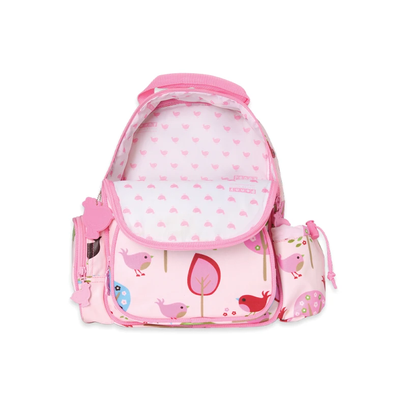 Раница за детска градина PENNY SCALLAN Chirpy Bird, за 2 - 6 г, за момиче, 3 отделения