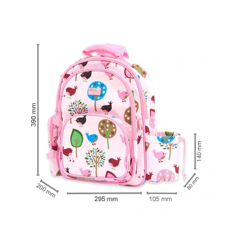 Ученическа раница PENNY SCALLAN Chirpy Bird, за 6-10 г, за момиче, 4 отделения