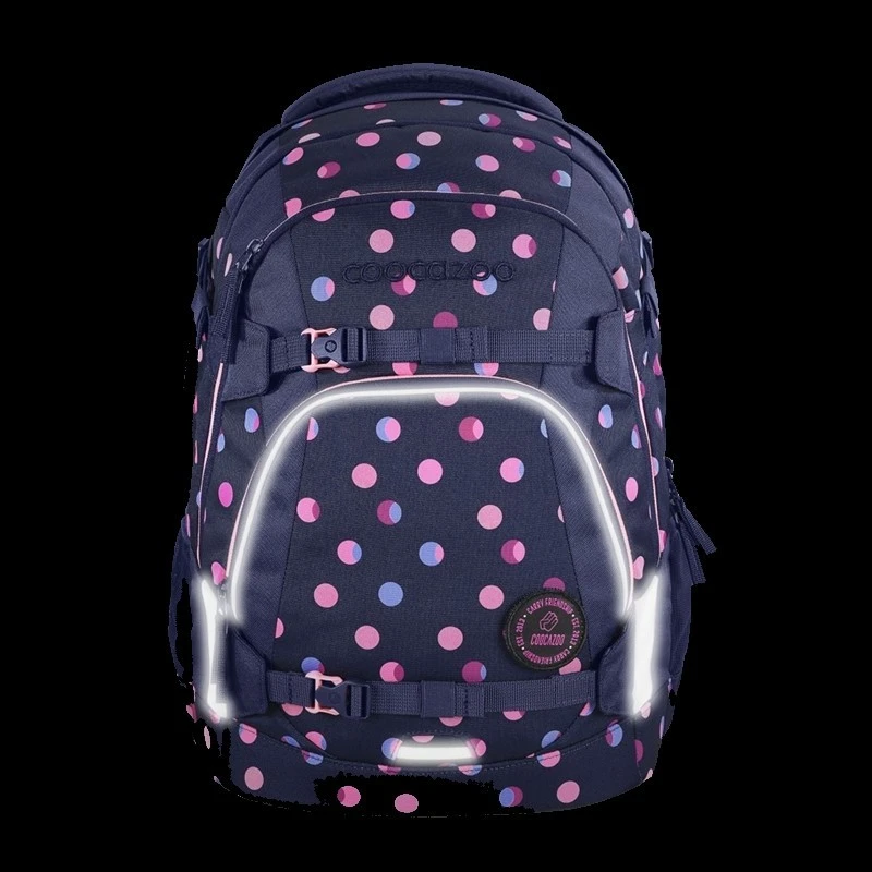 Ученическа раница COOCAZOO Mate Reflective Moons за над 10 г, за момиче, 4 отделения