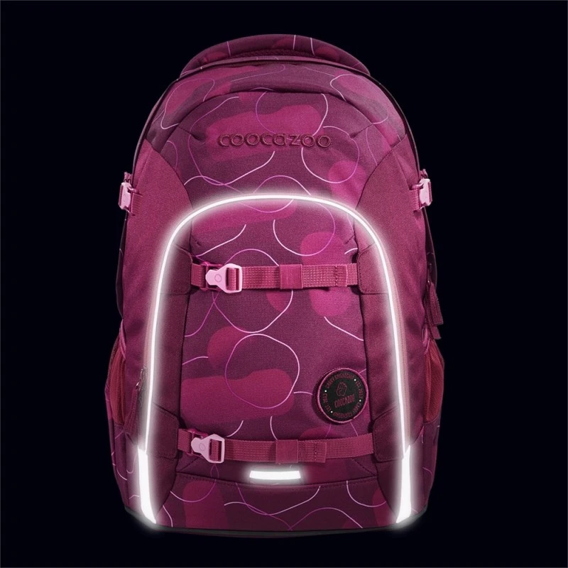 Ученическа раница COOCAZOO Joker Berry Bubbles за 6-10 г, за момиче, 2 отделения