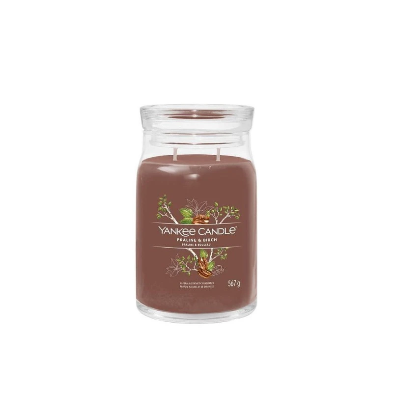 Ароматна Свещ  Yankee Candle, Signature, Praline & Birch, 567 гр.