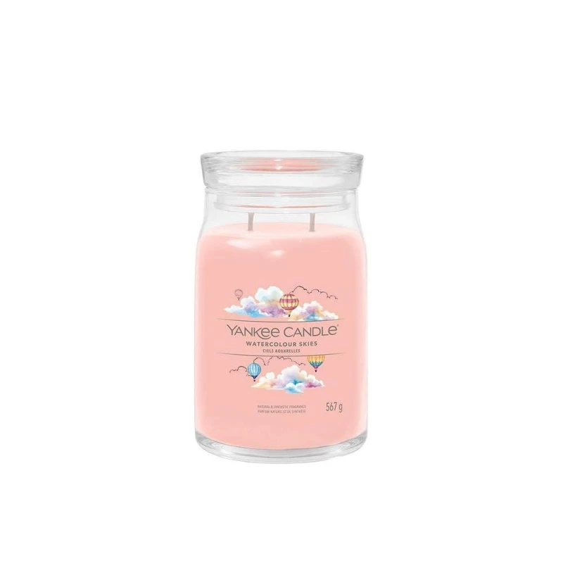 Ароматна Свещ  Yankee Candle, Signature, Watercolour skies, 567 гр.