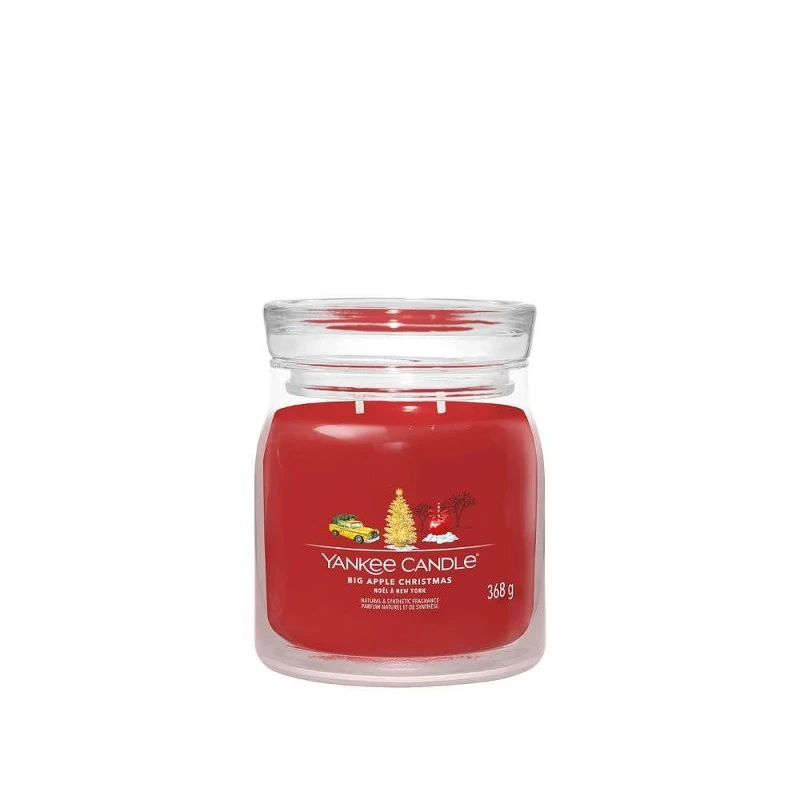 Ароматна Свещ  Yankee Candle, Signature, Big Apple Christmas, Среден буркан