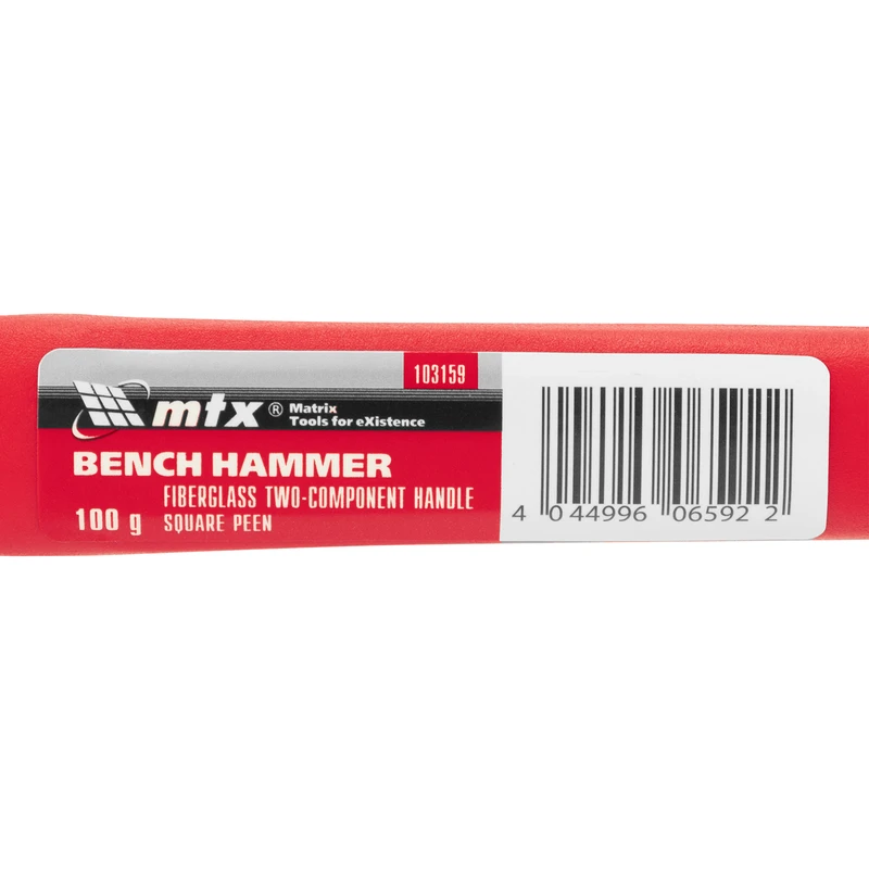 Чук MTX, 100 гр, дръжка фибростъкло гумирана