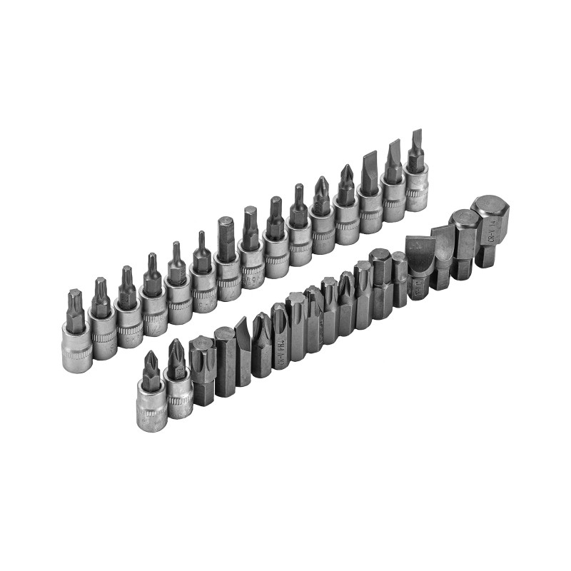 Комплект инструменти MTX, 94 части, 1/2", 1/4", CrV, пластмасова кутия  