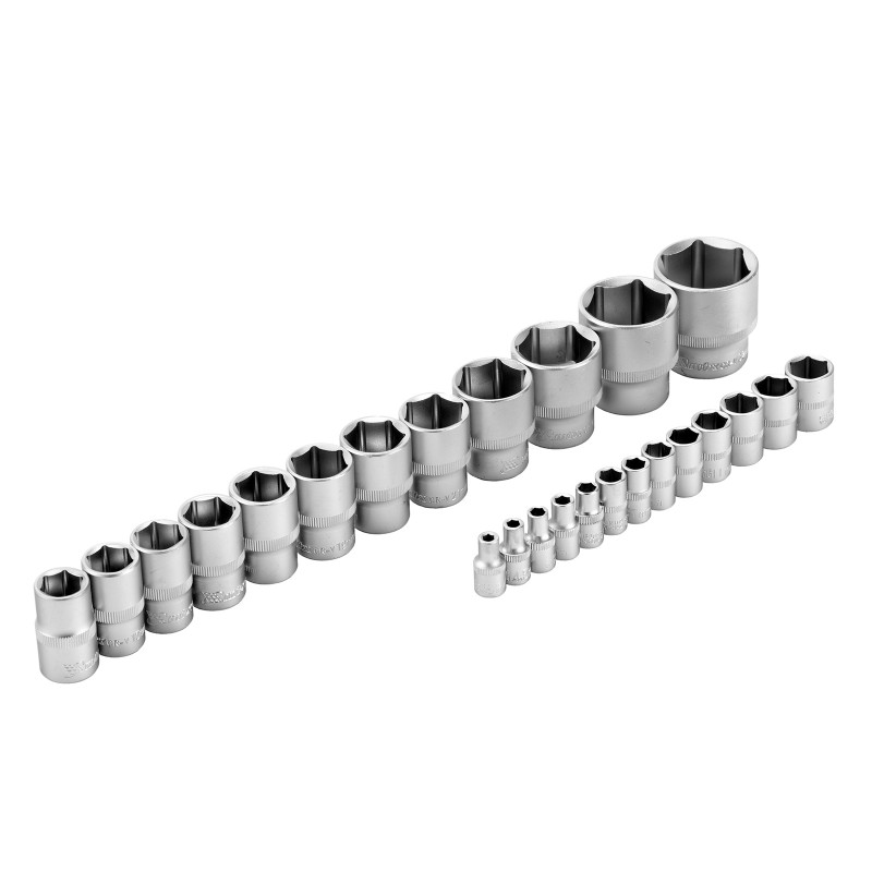 Комплект инструменти MTX, 82 части, 1/2", 1/4", CrV, пластмасова кутия