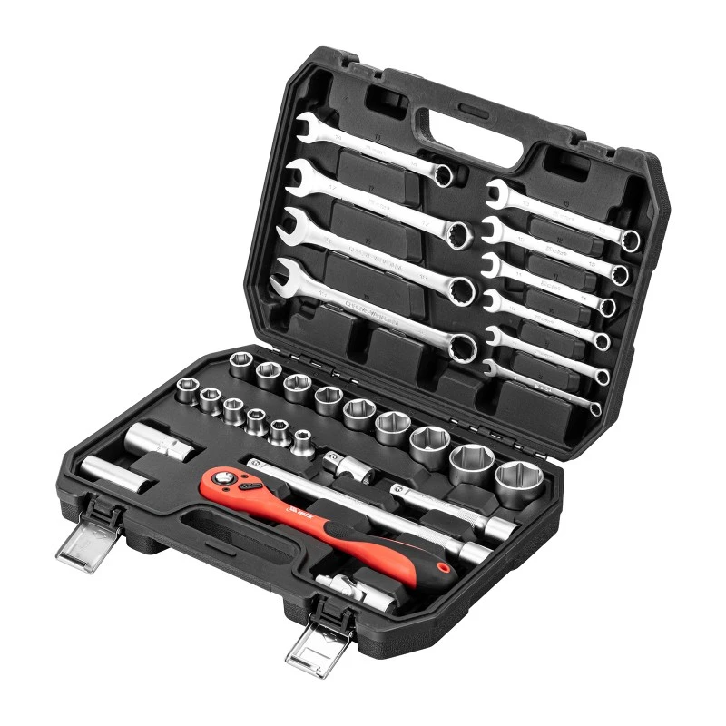 Комплект инструменти MTX 32 части, 1/2", CrV, пластмасова кутия 